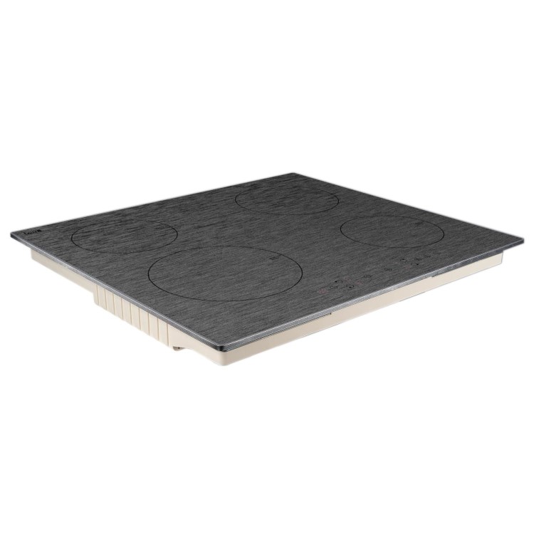 Refurbished electriQ eiQ60INDTPREM 60cm 4 Zone Plug In Induction Hob Grey Painted