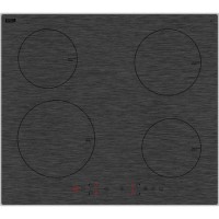 Refurbished electriQ eiQ60INDTPREM 60cm 4 Zone Plug In Induction Hob Grey Painted