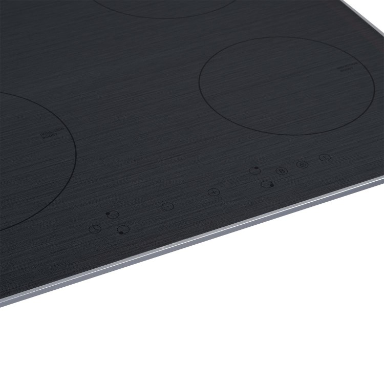 Refurbished electriQ eiQ60INDTPREM 60cm 4 Zone Plug In Induction Hob Grey Painted