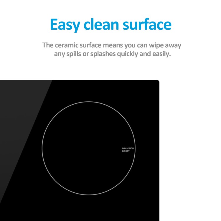 Refurbished electriQ eiQ60INDTP 60cm 4 Zone Induction Hob