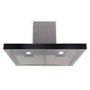 electriQ Stainless Steel Slimline 60cm Touch Control Cooker Hood