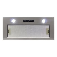 GRADE A1 - electriQ 70cm Canopy Cooker Hood Kitchen Extractor Fan in Silver - 5 Year warranty