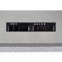 GRADE A1 - electriQ 70cm Canopy Cooker Hood Kitchen Extractor Fan in Silver - 5 Year warranty