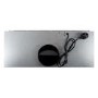 GRADE A1 - electriQ 70cm Canopy Cooker Hood Kitchen Extractor Fan in Silver - 5 Year warranty