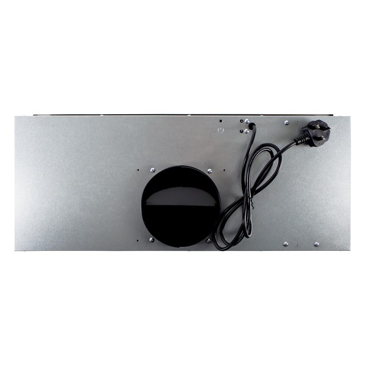 GRADE A1 - electriQ 70cm Canopy Cooker Hood Kitchen Extractor Fan in Silver - 5 Year warranty