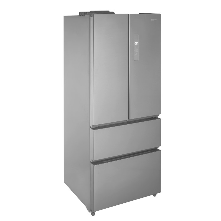 electriQ 70cm French Door Fridge Freezer in Stainless Steel