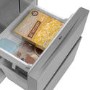 electriQ 70cm French Door Fridge Freezer in Stainless Steel