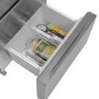 electriQ 70cm French Door Fridge Freezer in Stainless Steel