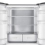 Refurbished electriQ eiQ804DFF 466 Litre Frost Free American Fridge Freezer Stainless Steel