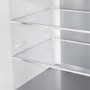 Refurbished electriQ eiQ804DFF 466 Litre American Fridge Freezer Stainless Steel