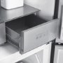 Refurbished electriQ eiQ804DFF 466 Litre American Fridge Freezer Stainless Steel