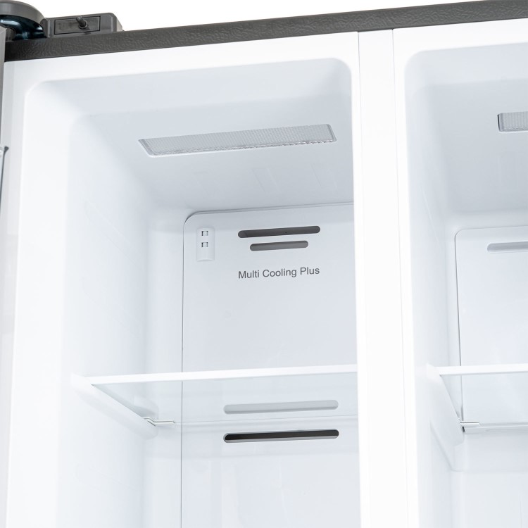 electriQ 444 Litre Side-By-Side American Fridge Freezer with Water Dispenser