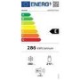 Refurbished electriQ eiQ84SBSFFINOX Freestanding 430 Litre Frost Free American Fridge Freezer Grey