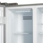 electriQ 430 Litre Side-By-Side American Fridge Freezer - Silver