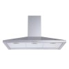 electriQ 90cm Traditional Chimney Cooker Hood - Stainless Steel