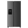 electriQ 513 Litre Side-by-Side American Fridge Freezer – Stainless Steel