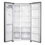 electriQ 513 Litre Side-by-Side American Fridge Freezer – Stainless Steel