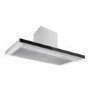 electriQ 90cm Slimline Chimney Cooker Hood - Stainless Steel