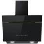 Refurbished electriQ eiQAN60BSSHEV2 60cm Super Silent Angled Cooker Hood Black