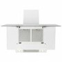 electriQ 90cm Touch & Gesture Control Angled Chimney Cooker Hood - White