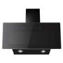 electriQ 90cm Angled Chimney Cooker Hood - Black