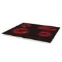electriQ 60cm Ceramic Hob with Extended Zone - Black