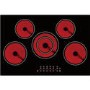 GRADE A2 - electriQ 77cm 5 Zone Touch Control Ceramic Hob