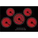 eiQC77 electriQ 77cm 5 Zone Touch Control Ceramic Hob