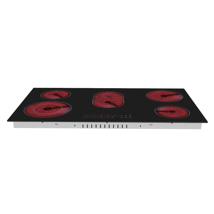 electriQ 90cm 5 Zone Ceramic Hob with Extended Zone