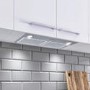 Refurbished electriQ eiQCANOPY70TM 72.5cm Canopy Cooker Hood Stainless Steel