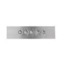 Refurbished electriQ eiQCANOPY70TM 72.5cm Canopy Cooker Hood Stainless Steel