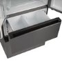 Refurbished electriQ eiQFD70FF 391 Litre Frost Free American Fridge Freezer Stainless Steel