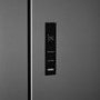 Refurbished electriQ eiQFD70FF 391 Litre Frost Free American Fridge Freezer Stainless Steel