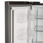 Refurbished electriQ eiQFD70FF 391 Litre Frost Free American Fridge Freezer Stainless Steel
