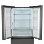 Refurbished electriQ eiQFD70FF 391 Litre Frost Free American Fridge Freezer Stainless Steel