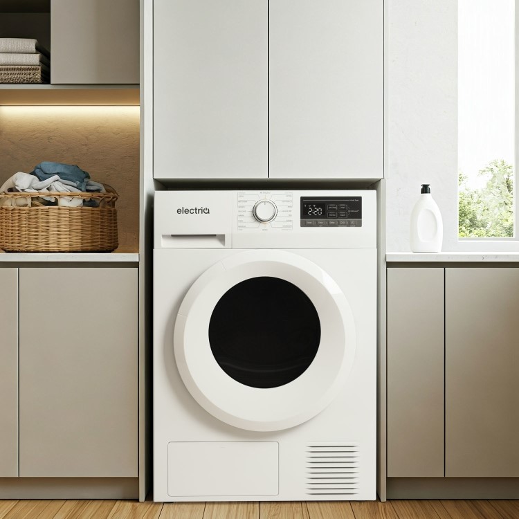 electriQ 7kg Heat Pump Tumble Dryer - White