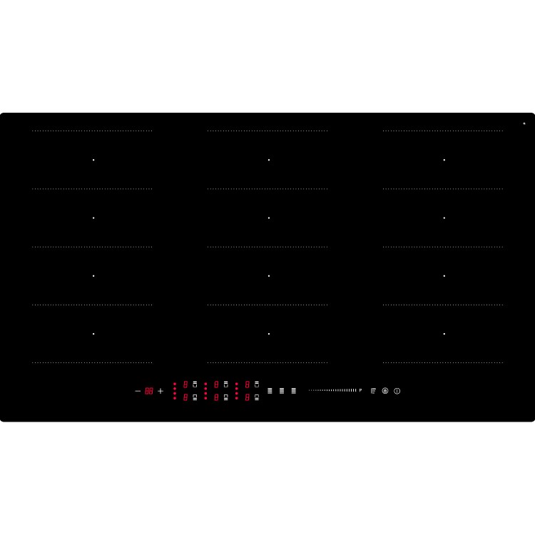 electriQ 90cm 6 Zone Induction Hob with Flex Zones and iMove Function