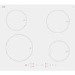 electriQ 60cm 4 Zone Plug In Induction Hob - White