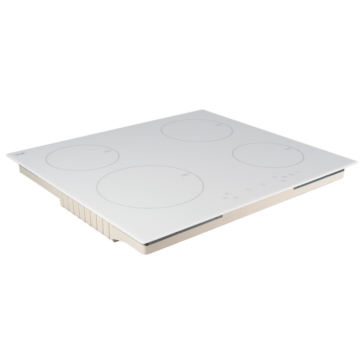 Refurbished electriQ eiQINDTPWHITE 60cm 4 Zone Plug In Induction Hob White