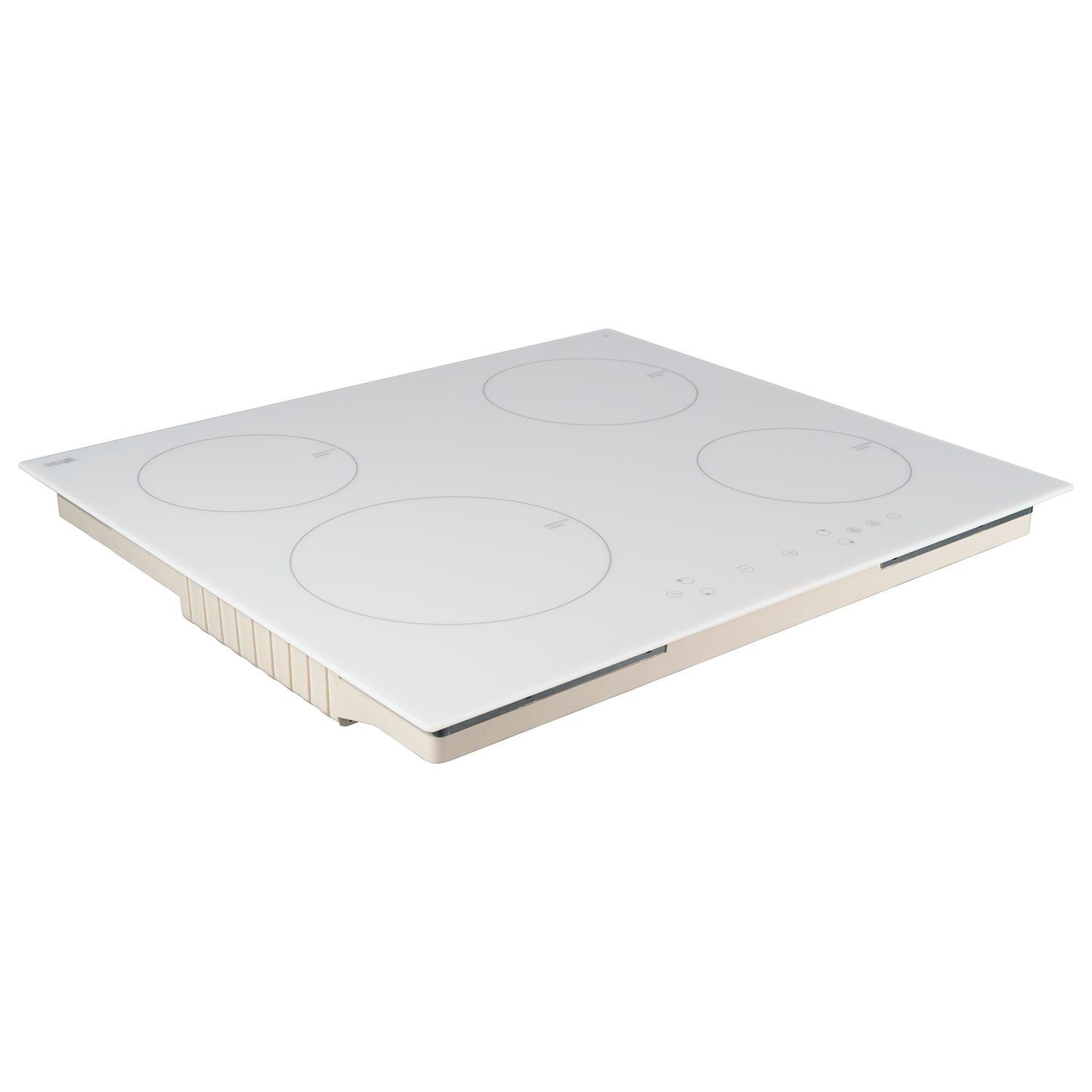 White induction cheap hob 60cm