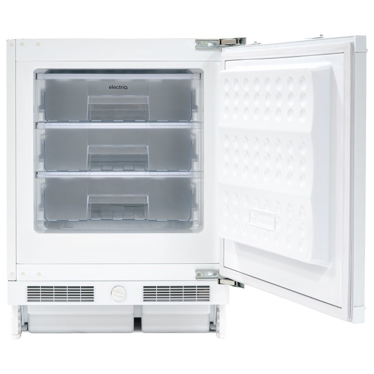 electriQ 90L Integrated Under Counter Freezer