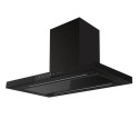 eiQISLANDSLIMBK electriQ 90cm Island Hood with Hob to Hood Connection – Black