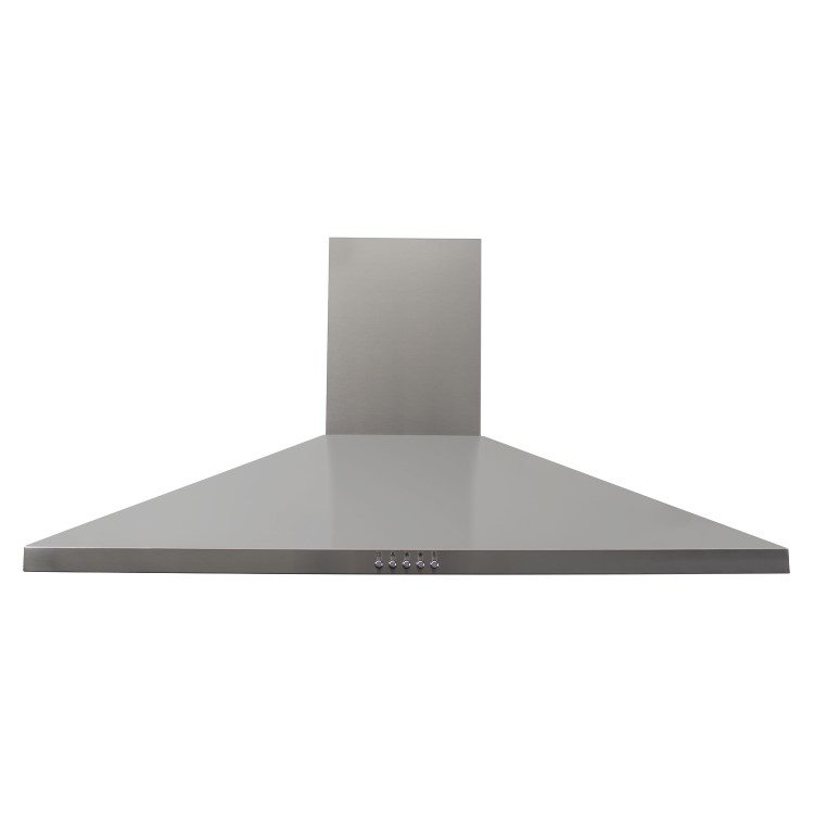 GRADE A1 - electriQ 90cm Traditional Stainless Steel Chimney Cooker Hood - 5 Year warranty