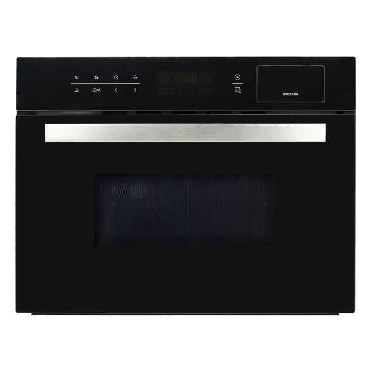 GRADE A2 - electriQ Built-in 34 litre Combination Steam Microwave Oven with onsite warranty