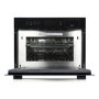 GRADE A2 - electriQ Built-in 34 litre Combination Steam Microwave Oven with onsite warranty