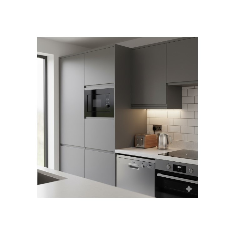 electriQ 20L 800W Built In Microwave - Black