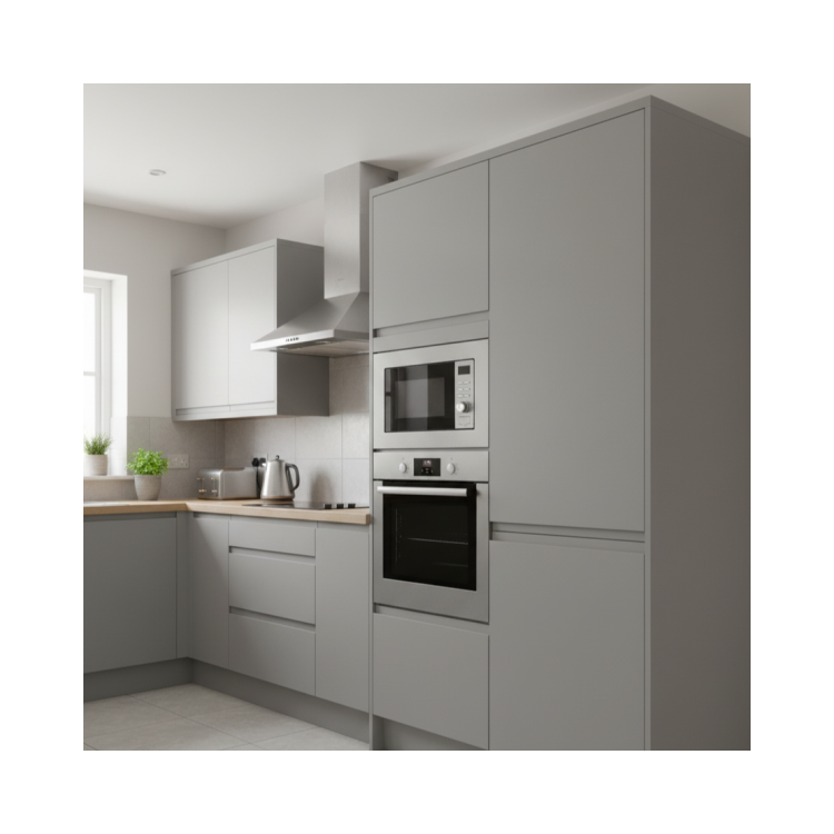 GRADE A2 - electriQ 20L 800W Built In Microwave - Stainless Steel