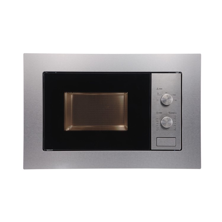 electriQ 20L Built in Standard Solo Microwave in Stainless Steel