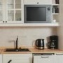 electriQ Built-In Microwave - Dark Inox