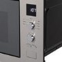 Refurbished electriQ eiQMOBISOLO25MD Built In 25L 900W Microwave Stainless Steel with Mirror Door